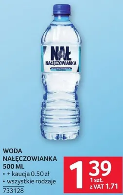 Woda Nałęczowianka 500ML promocja w Selgros