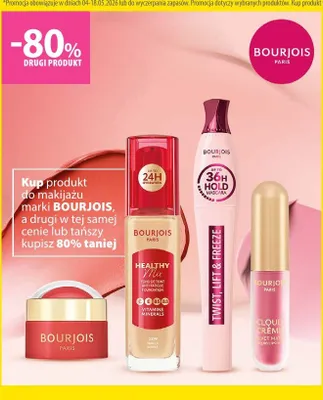 Kosmetyki do makijażu Bourjois Paris promocja w Hebe