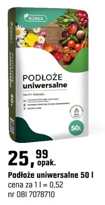 Podłoże uniwersalne promocja w OBI