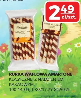 Rurka waflowa Amartone promocja w Top Market