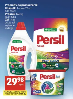 Proszek do prania Persil Color promocja w Delikatesy Centrum
