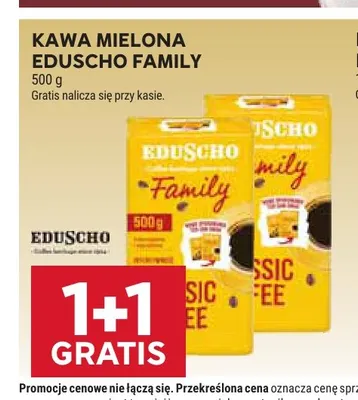 Kawa mielona Eduscho Family promocja w Stokrotka