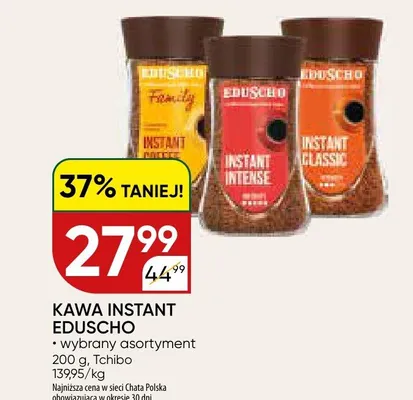 Kawa instant Eduscho promocja w Chata Polska