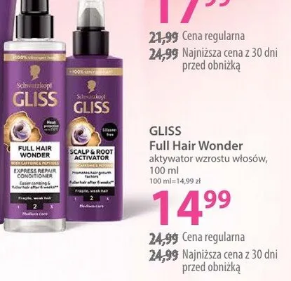 Full Hair Wonder ekspresowa odżywka promocja w Hebe