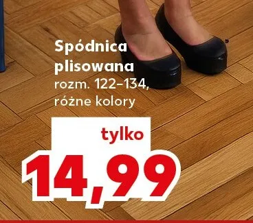 Spódnica plisowana dziecięca promocja w Kaufland