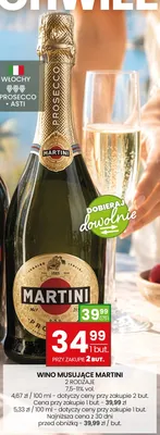 Wino musujące Martini Prosecco promocja w Twój Market