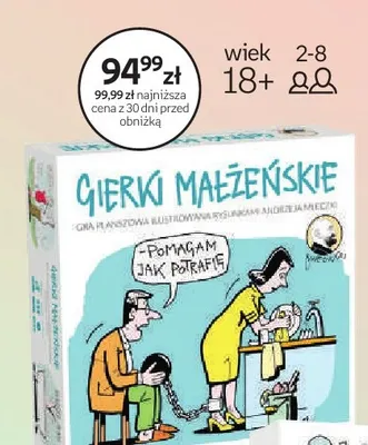 Gra planszowa Gierki Małżeńskie Andrzej Mleczko promocja w Empik