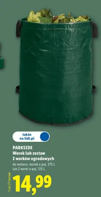 Worek ogrodowy PARKSIDE 275l promocja w Lidl