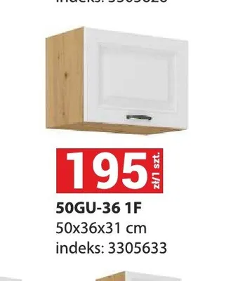 Szafka kuchenna wisząca Stilo 50GU-36 1F promocja w Merkury Market
