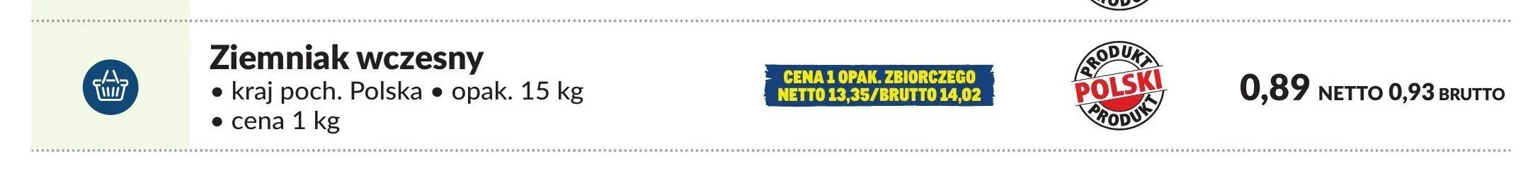 Ziemniak wczesny promocja w Makro