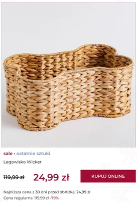 Legowisko Wicker promocja w home&you