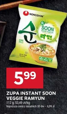 Zupa instant Veggie Ramyun promocja w Stokrotka