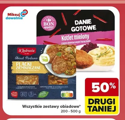 Zestawy obiadowe promocja w Carrefour