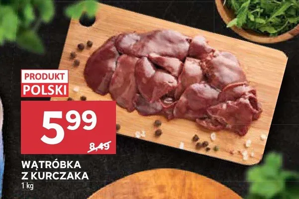 Wątróbka z kurczaka promocja w Stokrotka