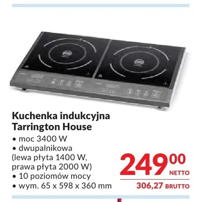 Kuchenka indukcyjna Tarrington House promocja w Makro