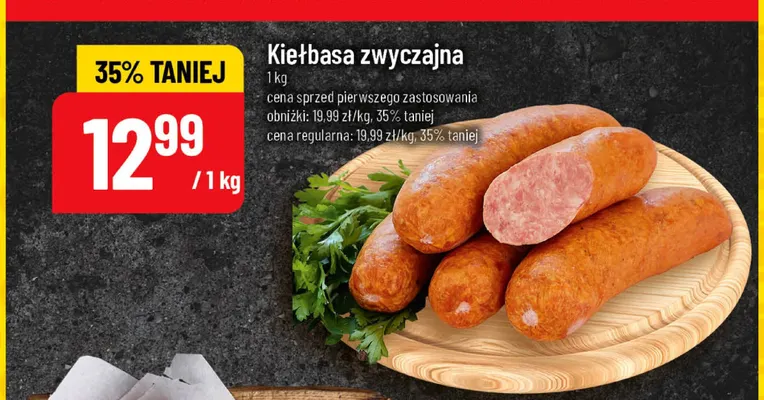 Kiełbasa zwyczajna promocja w POLOmarket