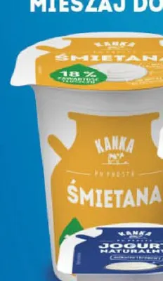 Śmietana Kanka 18% promocja w Delikatesy Centrum