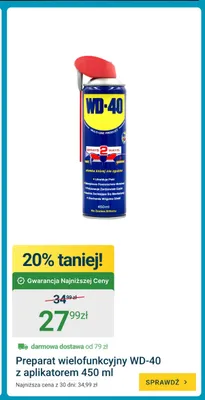 Preparat wielofunkcyjny WD-40 z aplikatorem promocja w ERLI