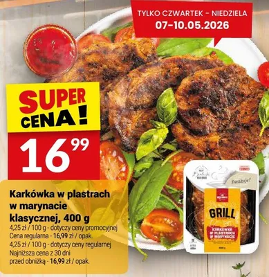 Karkówka w plastrach w marynacie klasycznej Białecki promocja w Twój Market