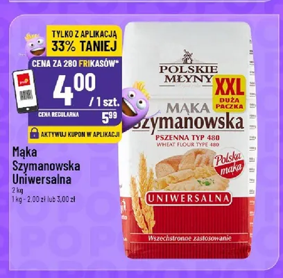 Mąka Szymanowska Uniwersalna Polskie Młyny promocja w POLOmarket