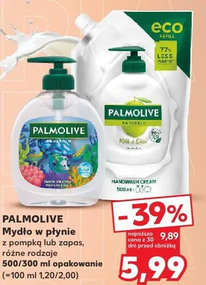 Mydło w płynie Palmolive zapas promocja w Kaufland