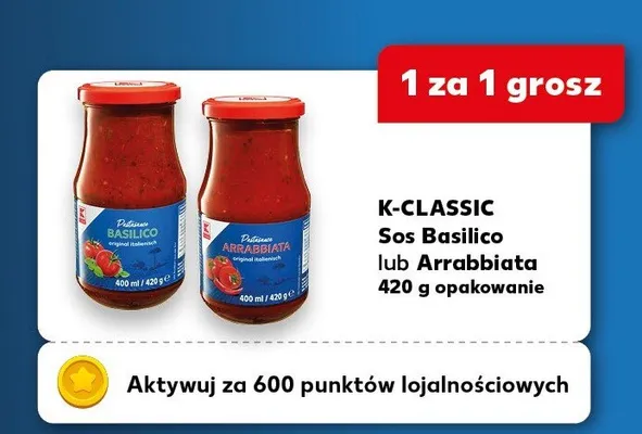 Sos Basilico promocja w Kaufland