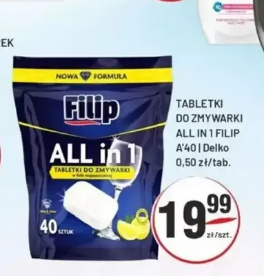 Tabletki do zmywarki All in 1 Filip promocja w Sedal
