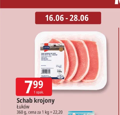 Schab krojony Łuków promocja w Leclerc