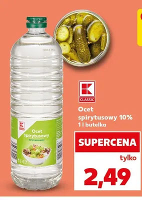 Ocet spirytusowy 10% K-Classic promocja w Kaufland