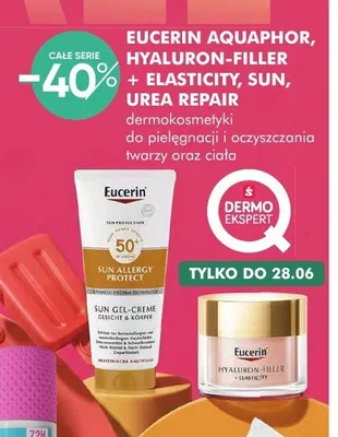 Krem ochronny do twarzy Eucerin Sun Allergy Protect SPF 50+ promocja w Super-Pharm