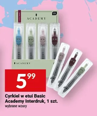 Cyrkiel w etui Basic Academy Interdruk promocja w Twój Market