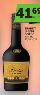 Brandy Pliska Ambra promocja w ABC