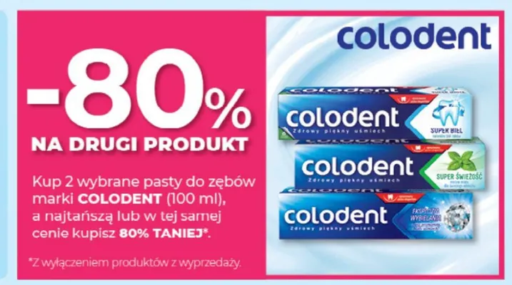 Pasta do zębów Colodent Super Świeżość promocja w Drogerie Jawa