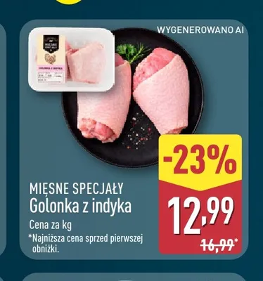 Golonka z indyka Mięsne Specjały promocja w Aldi