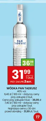Wódka Pan Tadeusz promocja w Twój Market