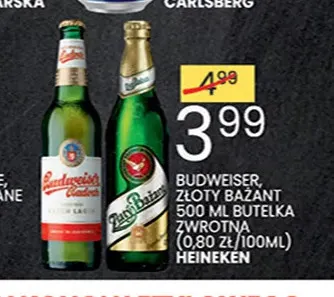 Piwo Złoty Bażant promocja w Wafelek