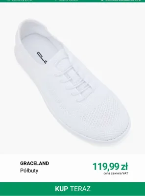 Półbuty Graceland promocja w Deichmann
