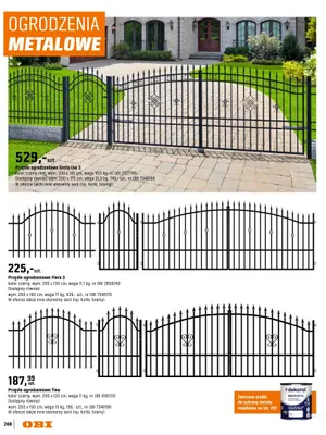 Przęsło ogrodzeniowe Flora 3 promocja w OBI