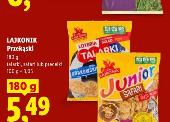 Przekąski Lajkonik promocja w Lidl