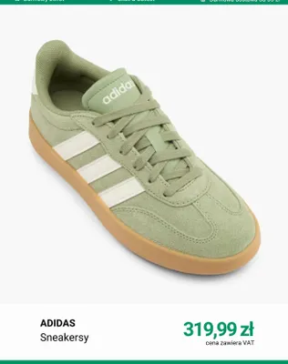 Sneakersy Adidas promocja w Deichmann