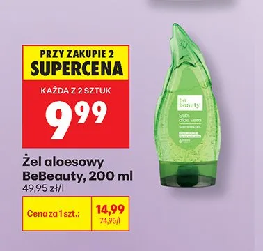 Żel aloesowy BeBeauty promocja w Biedronka