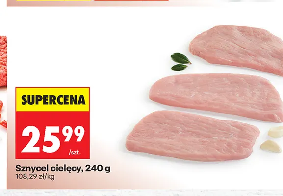 Sznycel cielęcy promocja w Biedronka