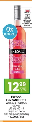 Wino bezalkoholowe Fresco Frizzante Free malina promocja w Twój Market