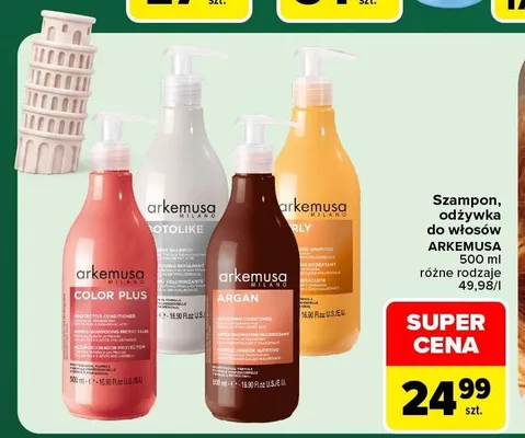 Odżywka do włosów Arkemusa Color Plus promocja w Carrefour Market