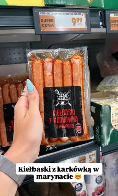Kiełbaski z karkówką w marynacie Czas na Grill promocja w Biedronka