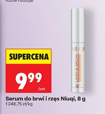 Serum do brwi i rzęs Niuqi promocja w Biedronka