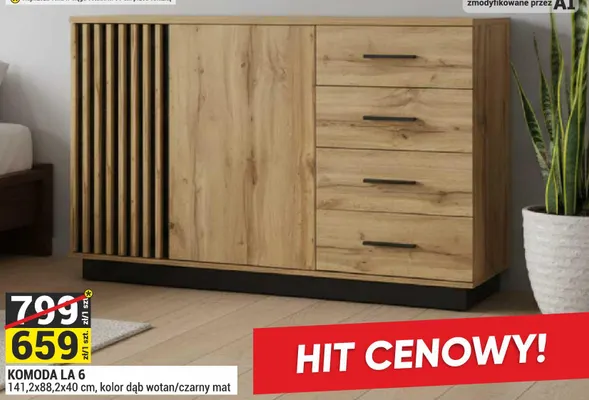 Komoda La 6 promocja w Merkury Market