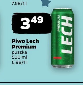 Piwo Lech Premium promocja w Netto