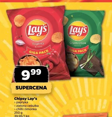 Chipsy Lay's Chilli i Limonka promocja w Netto