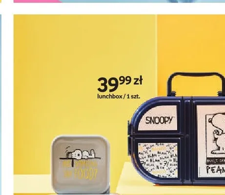 Lunchbox Peanuts promocja w Empik